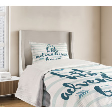 Nautical Anchor Arrow Bedspread Set