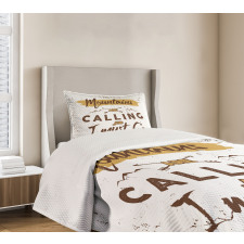 Call of the Mountains Bedspread Set