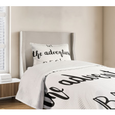 Wise Words Doodle Bedspread Set