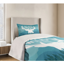 Scenic Wild Forest Bedspread Set
