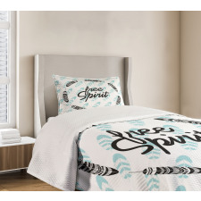Little Feather Circle Bedspread Set