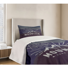 Dare to Explore Words Bedspread Set