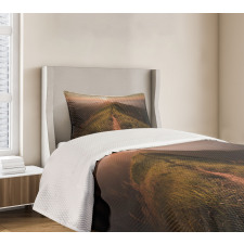 Road Cliff Sun Hike Bedspread Set