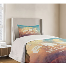 Lets Go on Clear Sky Bedspread Set