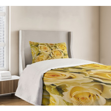 Yellow Bridal Flourish Bedspread Set