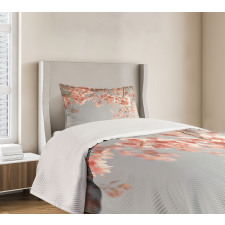 Scenery Sakura Trees Bedspread Set