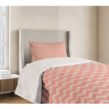 Chevron Zigzag Vintage Bedspread Set