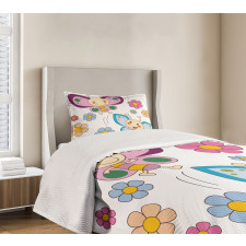 Baby Butterfly Couple Bedspread Set