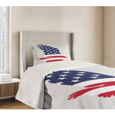 Stars Stripes USA Bedspread Set