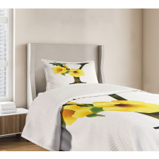 Yellow Bells Capital Y Bedspread Set