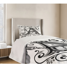 Abstract First Letter Bedspread Set