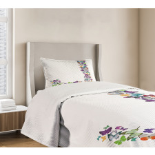 Alphabet Tropic Nature Bedspread Set