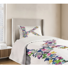 Nature Typography Bedspread Set