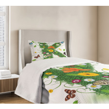 Nature Inspired Image Bedspread Set