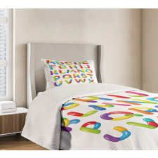 Cheerful Kids Design Bedspread Set