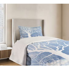 Abstract Winter Deer Bedspread Set