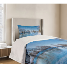 Freezing Weather Sky Bedspread Set