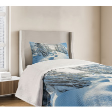 Blue Sky Tree Footprints Bedspread Set