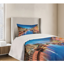 Nyhavn Canal Copenhagen Bedspread Set