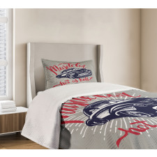 Muscle Car Hot as Hell Bedspread Set