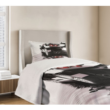 Modern Black Vehicle Style Bedspread Set