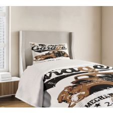 Old Garage Auto Repair Bedspread Set