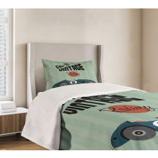 Classic Design Racing Bedspread Set