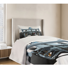 Super Fast Vehicle Back Bedspread Set