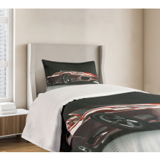 Automotive Industry Theme Bedspread Set