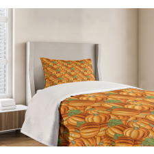 Vibrant Colored Pumkins Bedspread Set