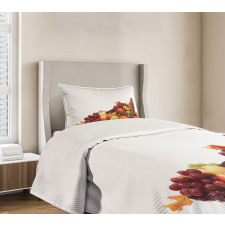 Fall Season Arrangement Bedspread Set