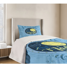 Astronomy Space Map Bedspread Set