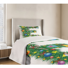 Capitalized E Big Star Bedspread Set