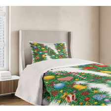 Capital N Pine Leaves Bedspread Set