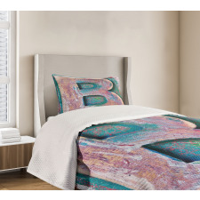 ABC Print Method Old B Bedspread Set