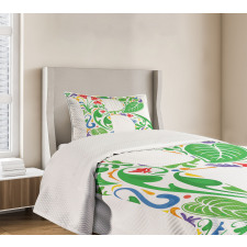 Capital B Spring Herbs Bedspread Set