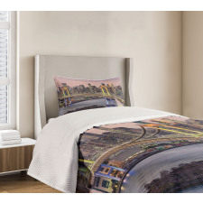 Tokyo Japan Bridge Bedspread Set