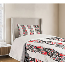 Haida Motifs Style Bedspread Set