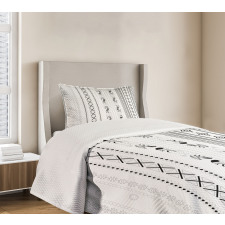 Eastern Style Vertical Stripes Bedspread Set