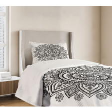 Sunflower Pattern Blooms Bedspread Set