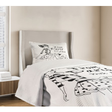 Love Fashion Girl Bedspread Set