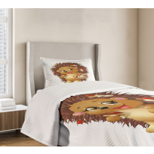 Mushroom Eating Food Bedspread Set