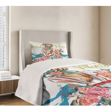 Girl Rose Flourish Bedspread Set