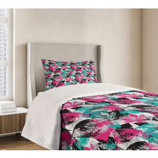 Ornate Leaf Arrangement Bedspread Set