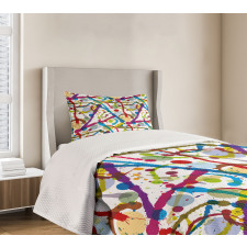 Colorful Splash Bedspread Set