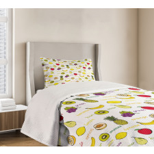 Summer Fresh Eating Bedspread Set