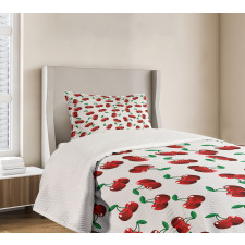 Vibrant Cherries Summer Bedspread Set