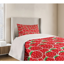 Yummy Strawberry Botany Bedspread Set