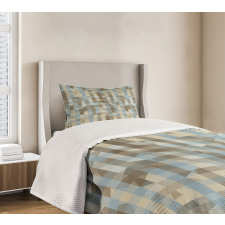 Soft Vertical Line Design Bedspread Set