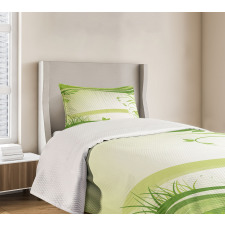 Abstract Fresh Nature Bedspread Set